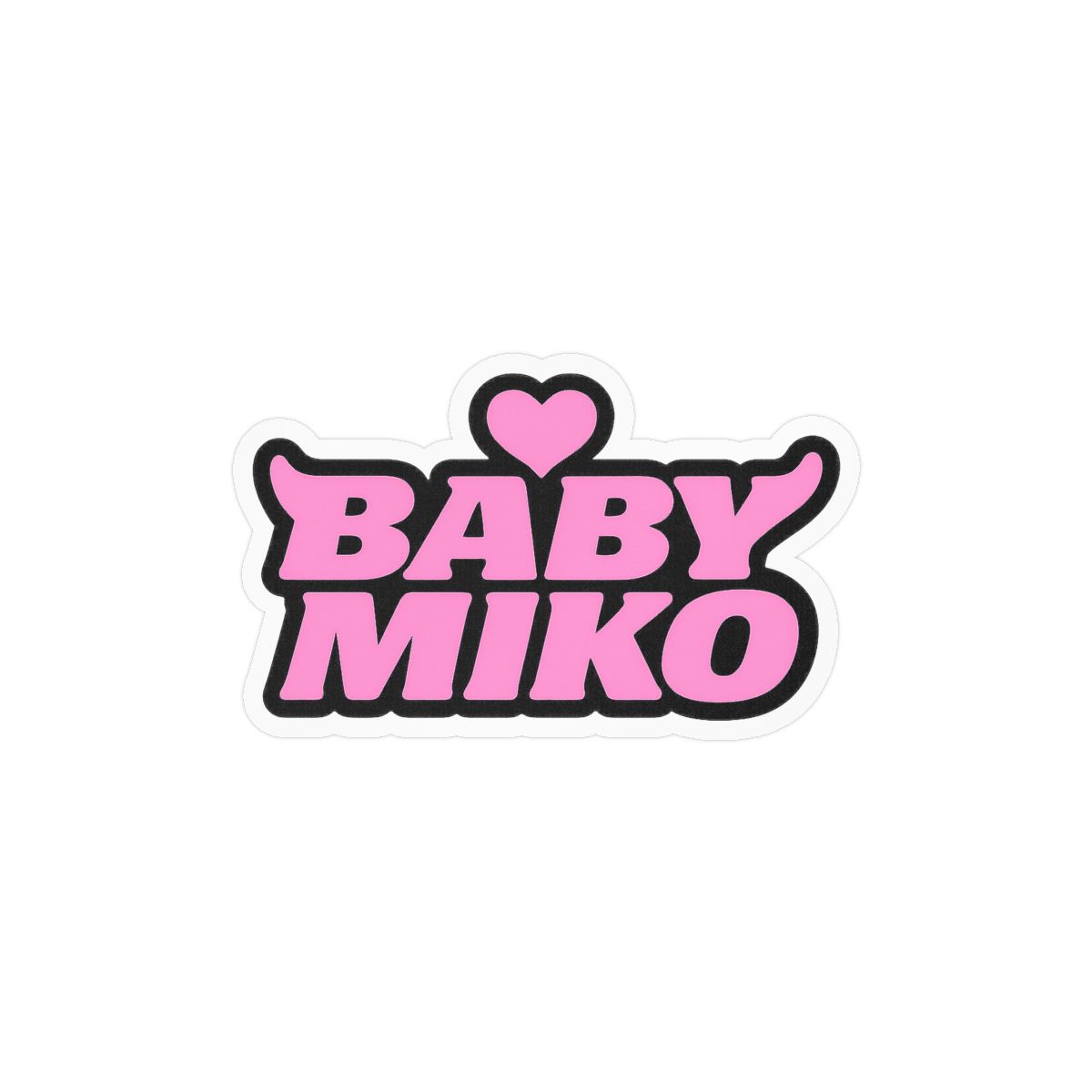 Kawaii Baby Miko Sticker | Adorable Chibi Vinyl Decal