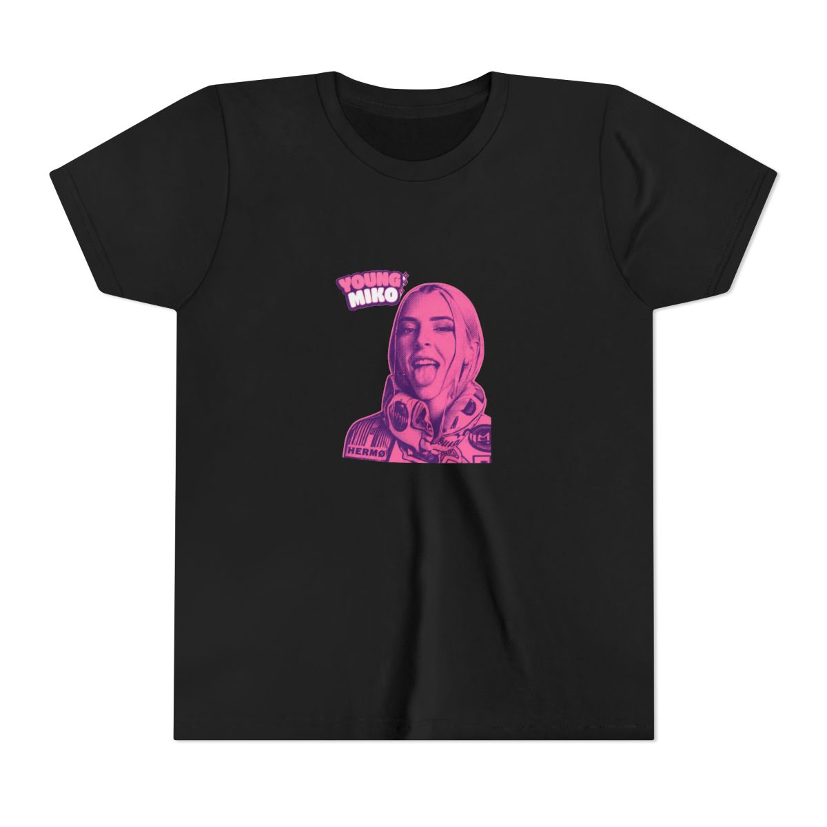 Kawaii Baby Miko Pink Shrine Maiden Kids T Shirt - Adorable Anime Fan Gift
