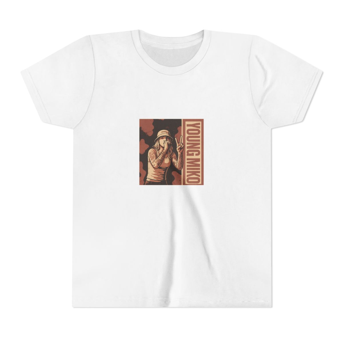 young miko // Brown Vintage Kids T Shirt