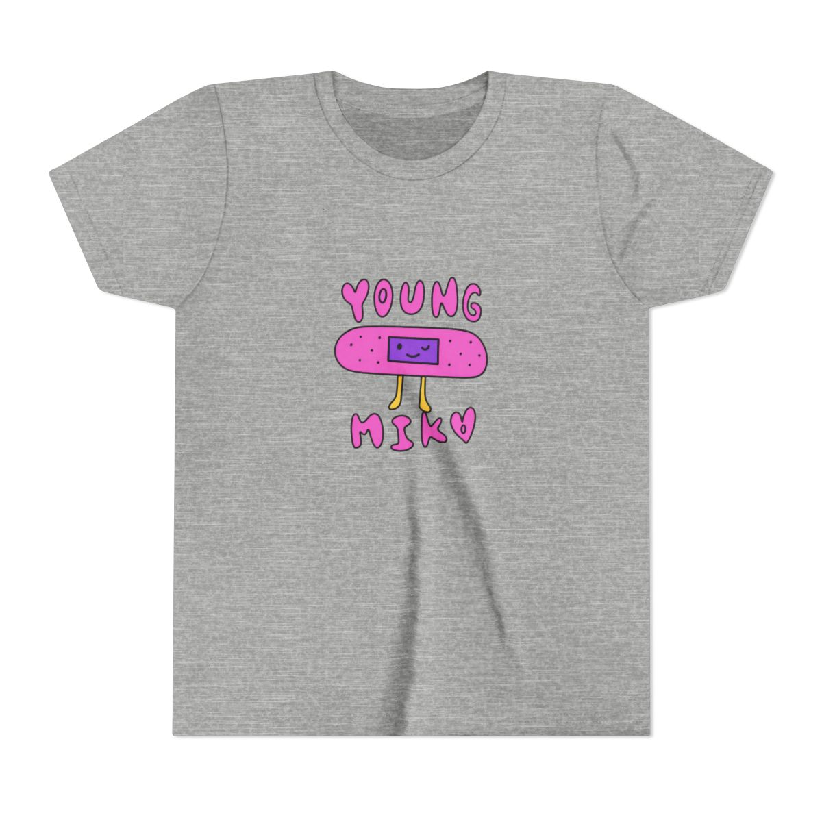Young Miko Band-Aid Fierce Cartoon Rap Kids T Shirt - Hip Hop Fan Gear