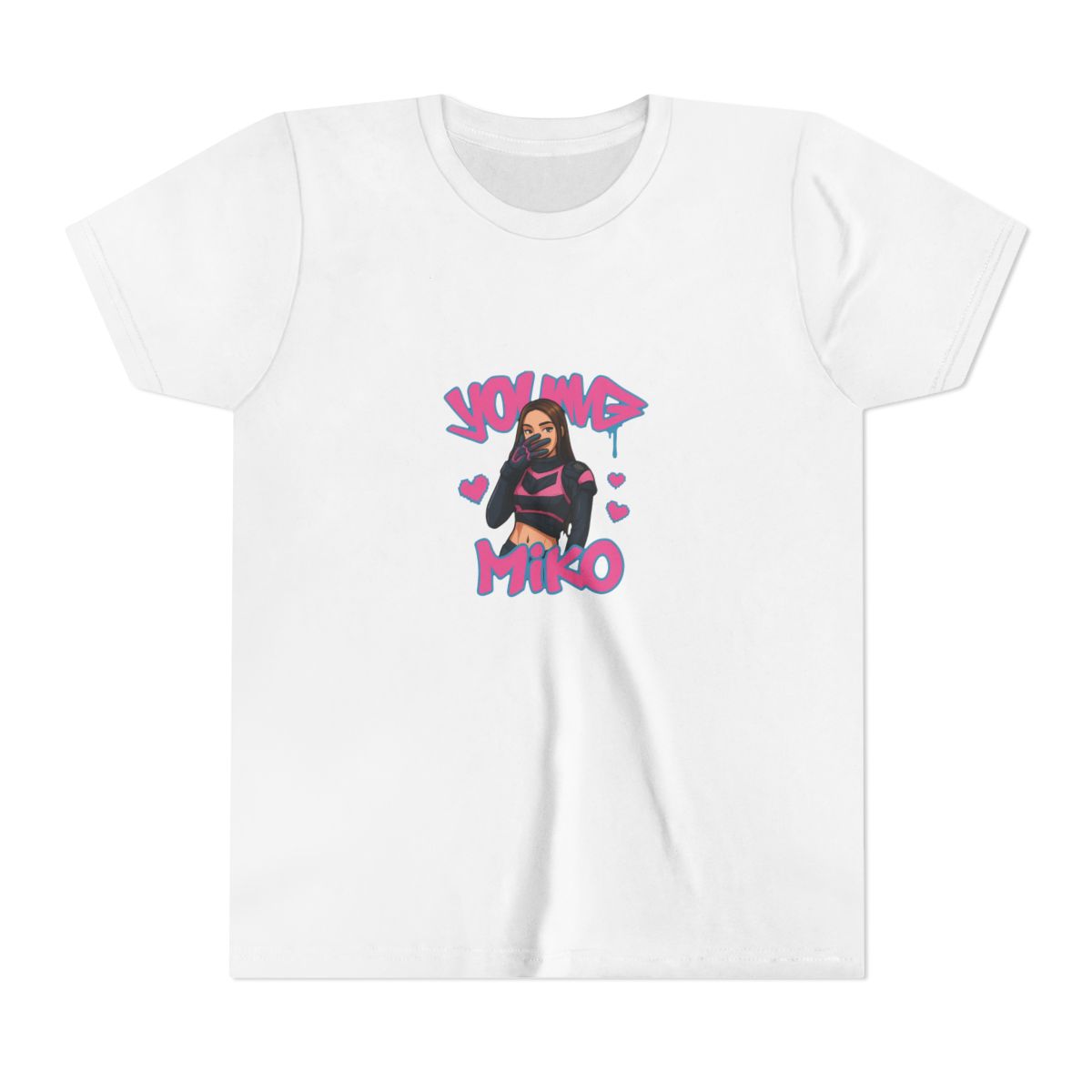 Young Miko Latin Trap Rap Queen Kids T Shirt