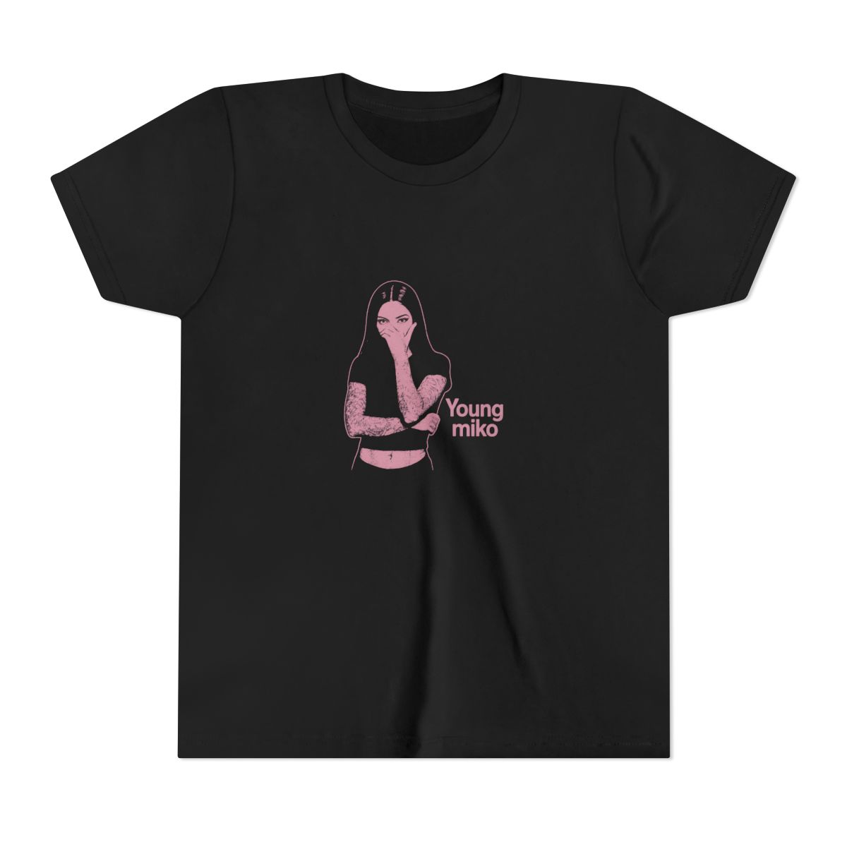 Young Miko Rapper Bold Graphic Kids T-Shirt